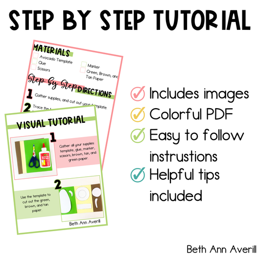 Letter a is for avocado craftivity letter of the week Alphabet Craft