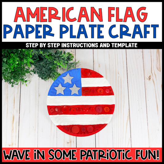 Patriotic Paper Plate Craft Bundle | Memorial Day Craft