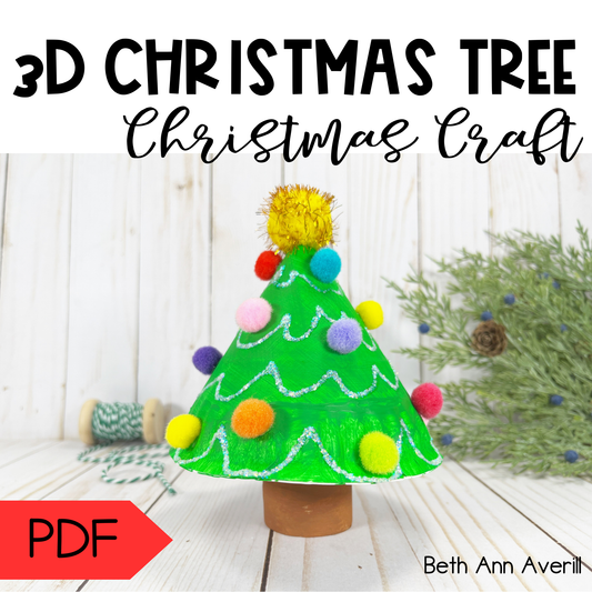 Paper Plate 3D Christmas Tree
