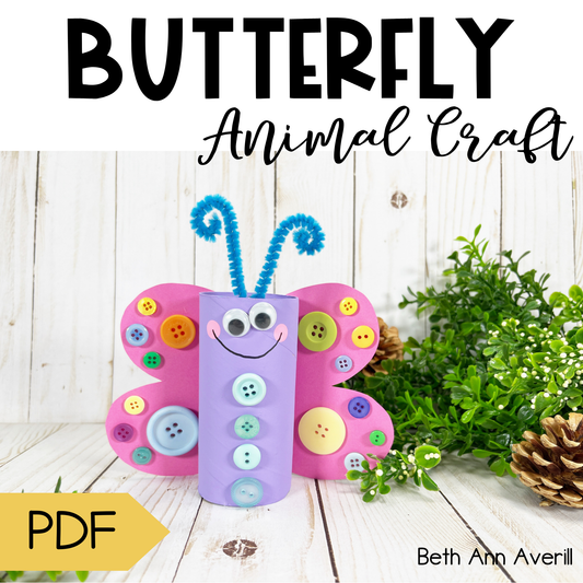 Butterfly Toilet Paper Roll Craft