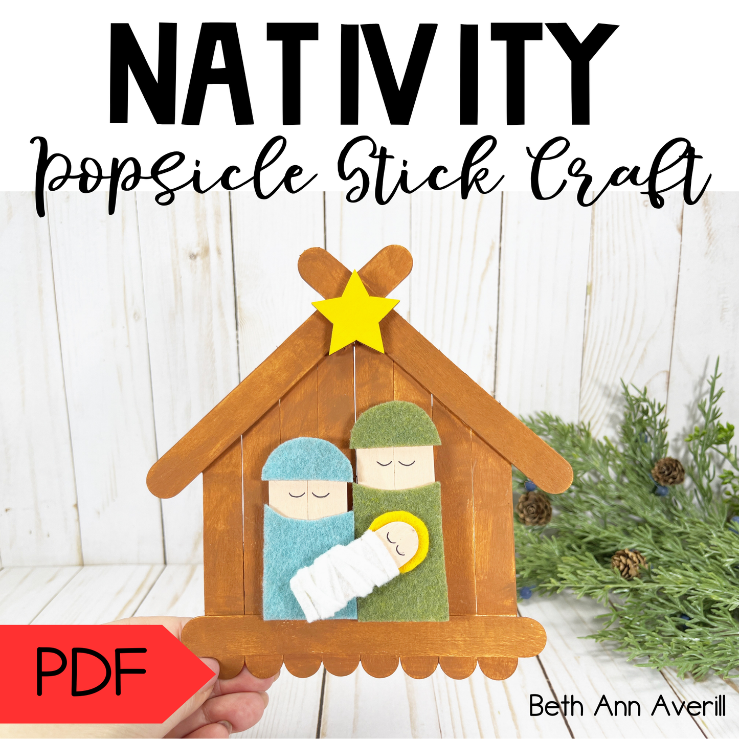 Nativity Popsicle Stick Craft Craft