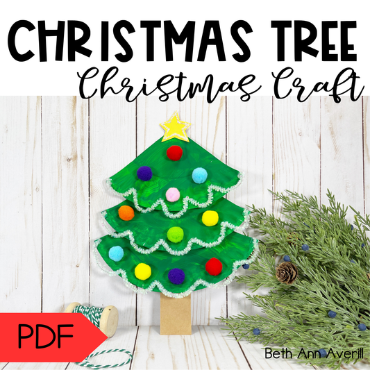 Paper Plate Layered Christmas Tree