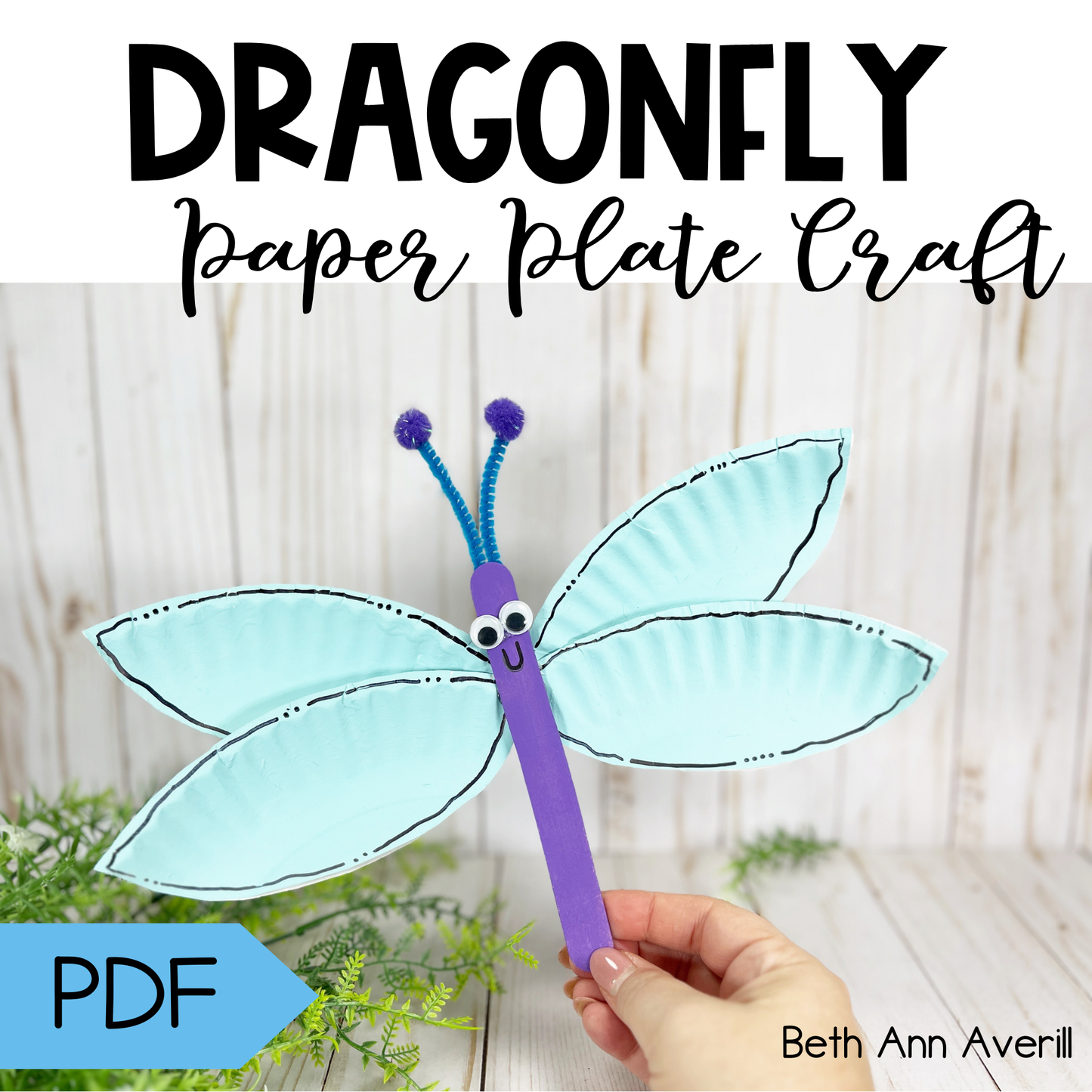 Dragonfly Paper Plate Craft