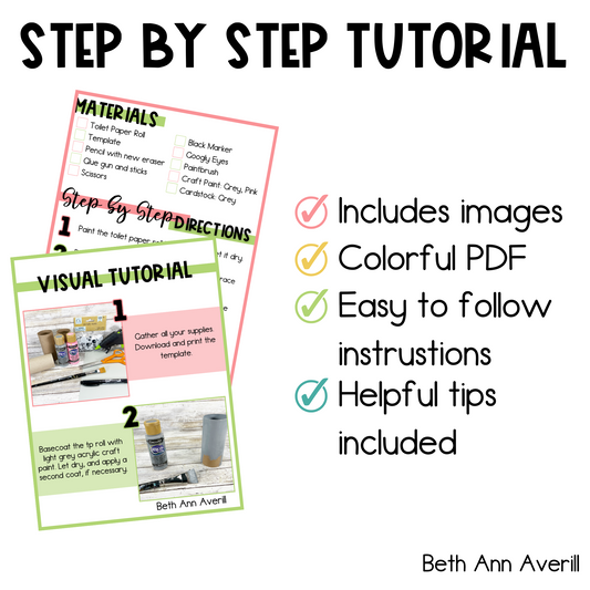 Elephant Toilet Paper Roll Craft