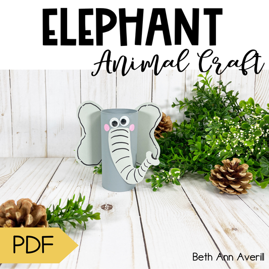 Elephant Toilet Paper Roll Craft