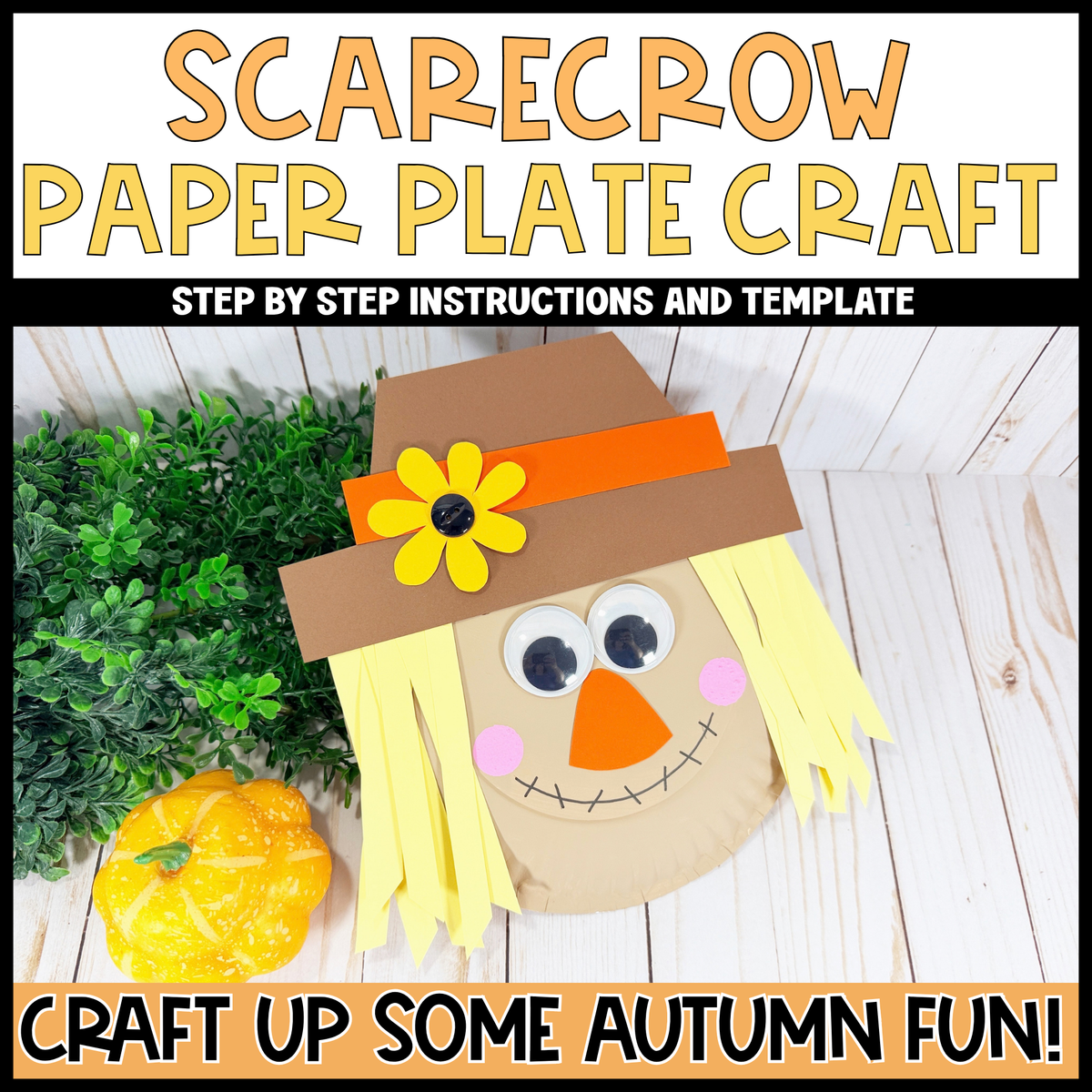 Paper Plate Scarecrow