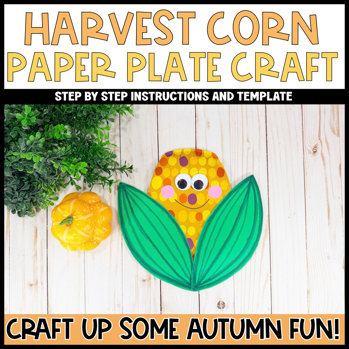 Paper Plate Harvest Corn