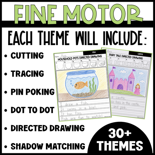 Fine Motor Mega GROWING Bundle | Year Long Fine Motor Activities for Preschool