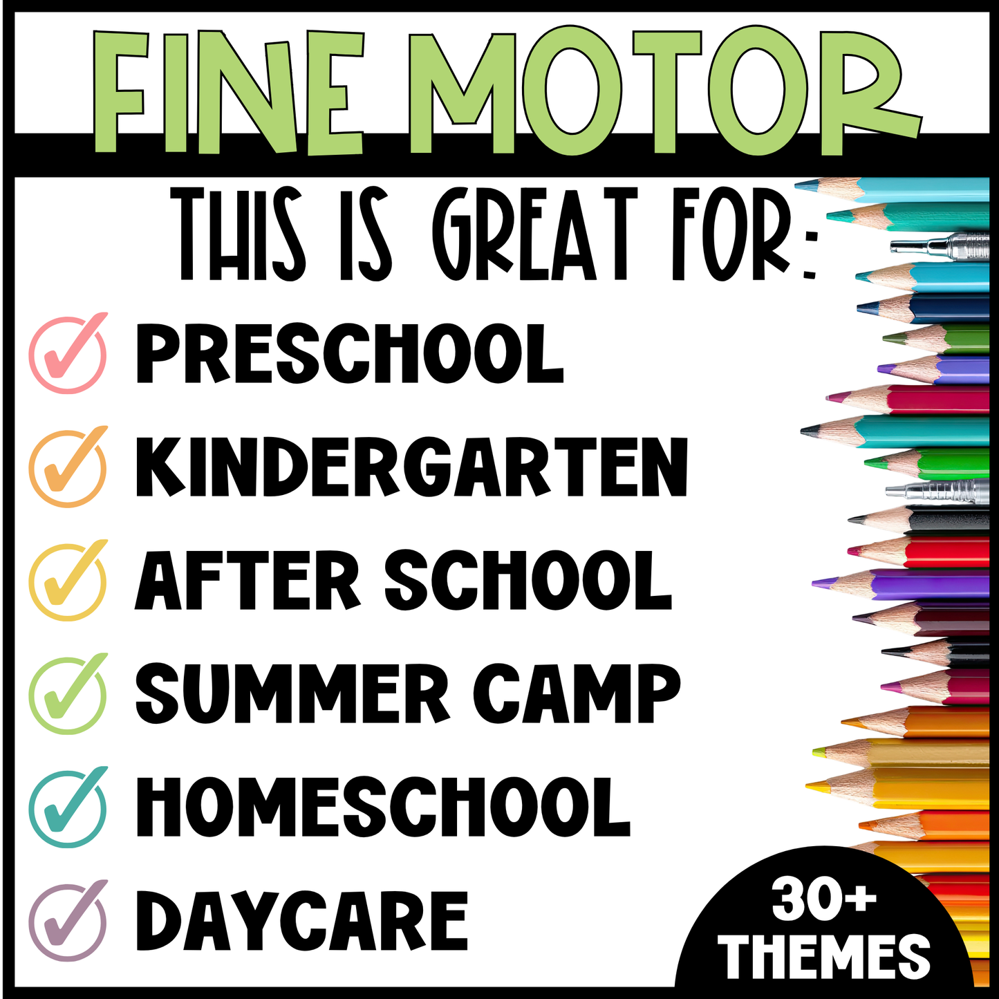 Fine Motor Mega GROWING Bundle | Year Long Fine Motor Activities for Preschool