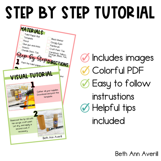 Lion Toilet Paper Roll Craft