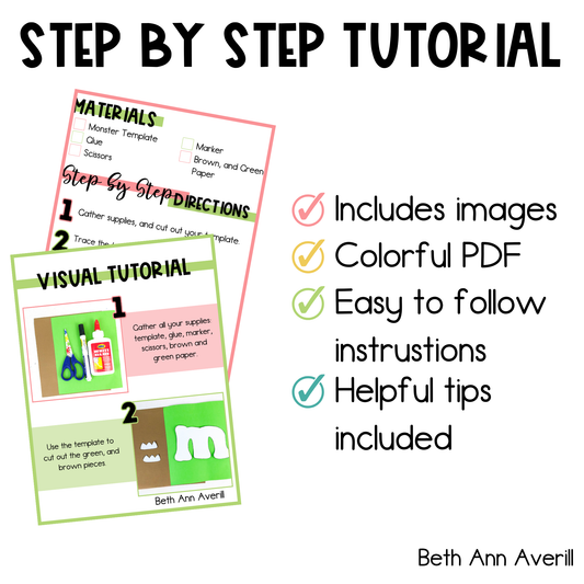 Letter m is for monster craftivity letter of the week Alphabet Craft