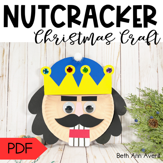 Paper Plate Nutcracker