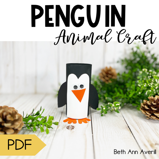 Penguin Toilet Paper Roll Craft