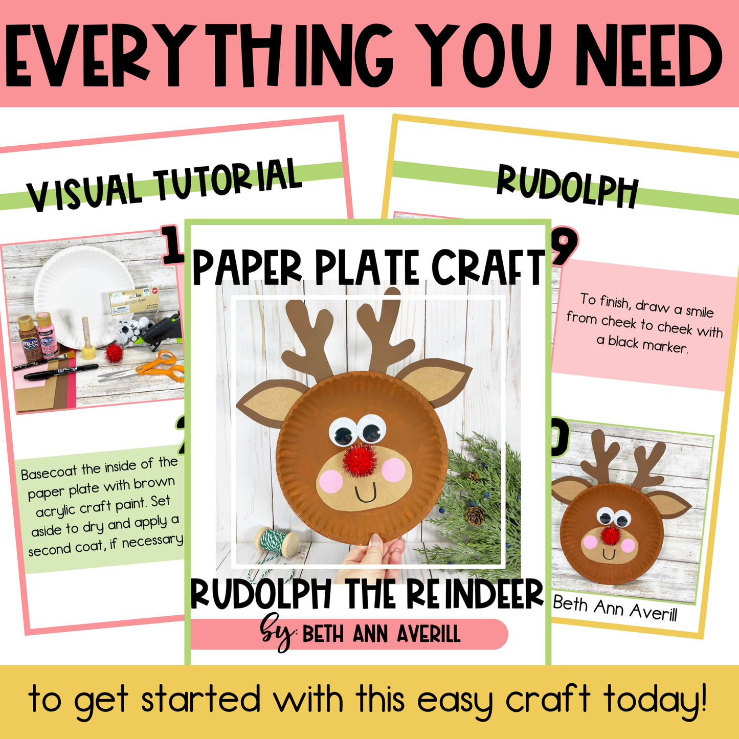 Christmas Paper Plate Craft Mega Bundle