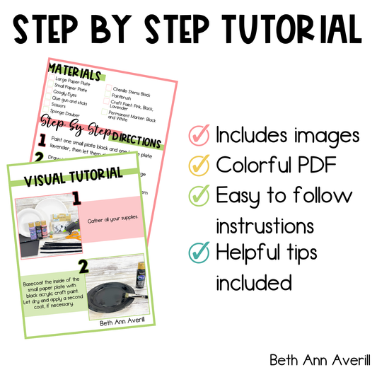 Spider and Web Paper Plate Craft - Halloween Craft