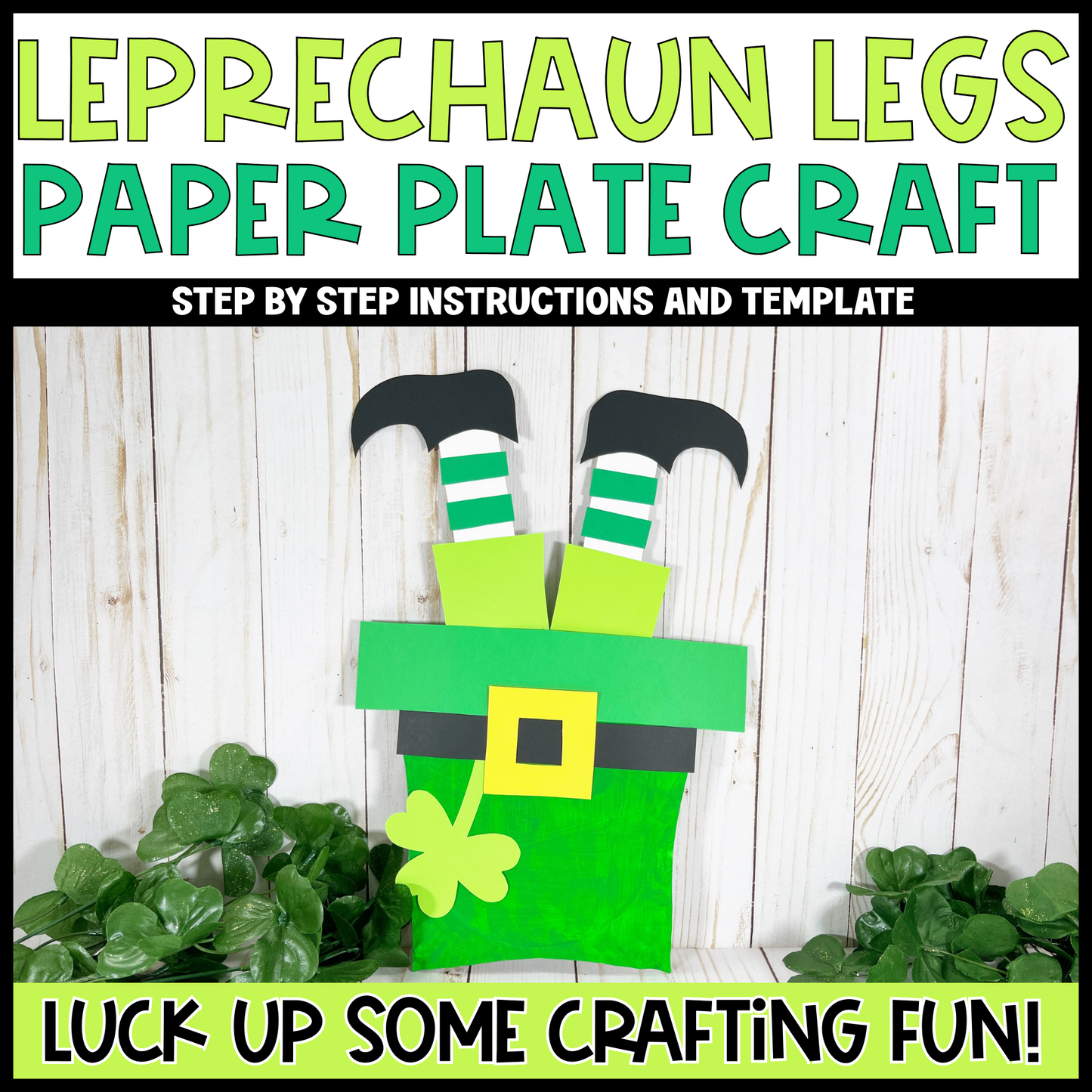 St. Patrick's Day Paper Plate Craft Bundle