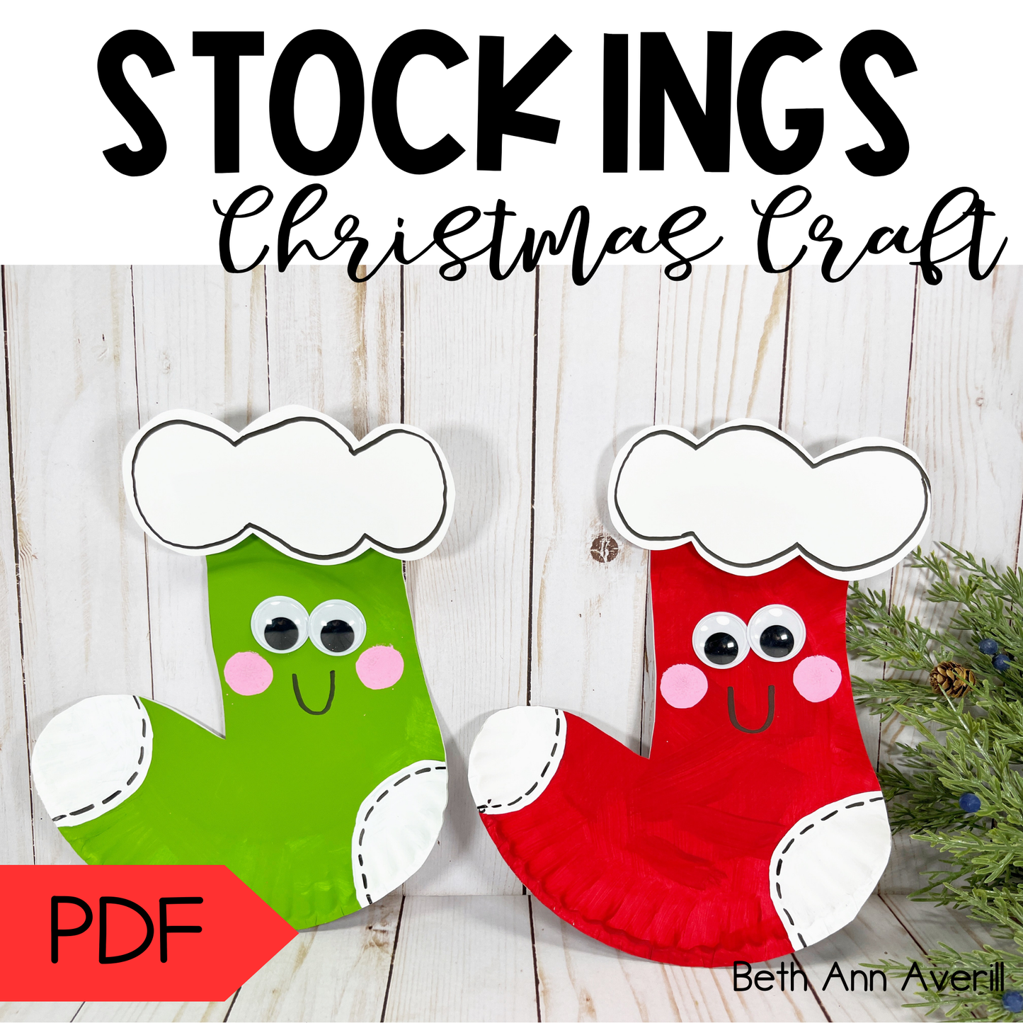 Paper Plate Stockings