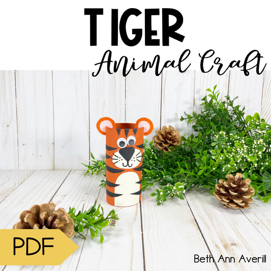 Tiger Toilet Paper Roll Craft