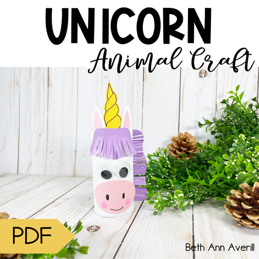Unicorn Toilet Paper Roll Craft