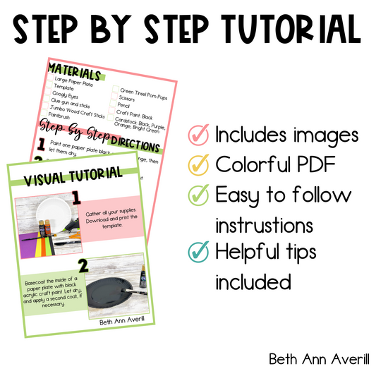 Witch's Hat Paper Plate Craft - Halloween Craft