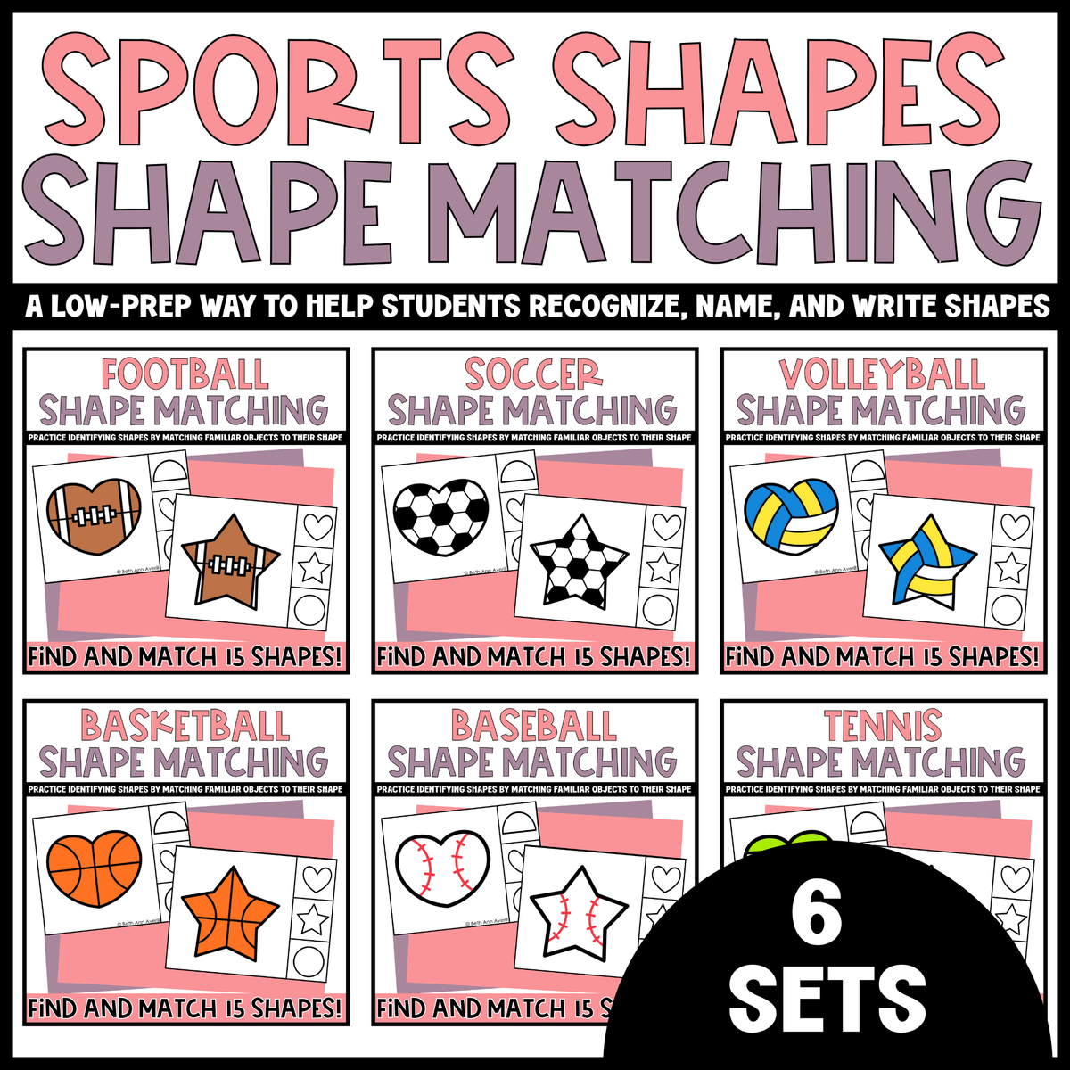 Sports Shape Matching Bundle