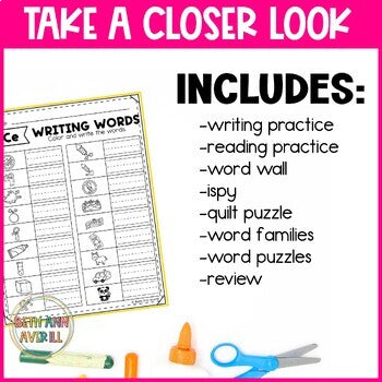 Long U Worksheets for Practicing CVCe Magic E Activities Long U Silent E