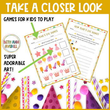 New Years Eve 2024 Games and Activities for Kids