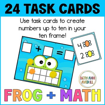 Pond Counting Play Dough Mats Counting Playdough Task Cards Activities