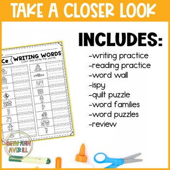 Long O Silent E Worksheets for Practicing CVCe Magic E Activities