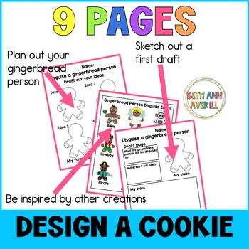 Disguise a Gingerbread Man Craft Activity for Christmas Bulletin Board Decor