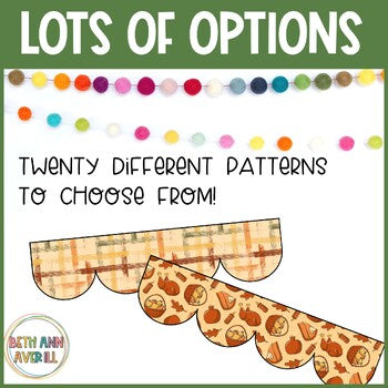 Thanksgiving Bulletin Board Borders Ideas for November