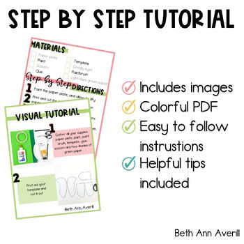 Sea Turtle craft for ocean life activity pond animals bulletin board craftivity