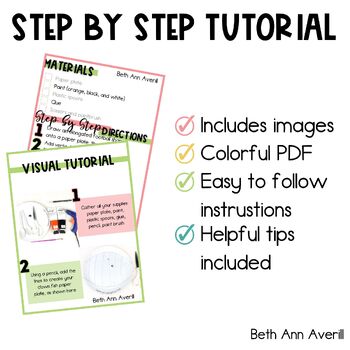 Clown Fish craft for ocean life activity ocean habitat paper plate craftivity