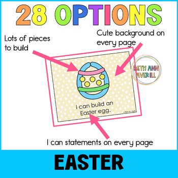 Easter Play Dough Mats Activities for Preschool Spring Fine Motor Skills