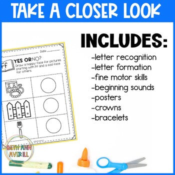 Letter Ff Worksheets with Letter Tracing Alphabet Letter of the Week Activities