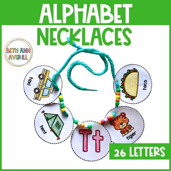 Alphabet Activities Preschool Scissor Cutting Practice Alphabet Necklaces
