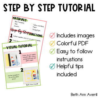 Letter B is for Bee craftivity letter of the week Alphabet Craft Uppercase