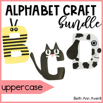 26 Letter of the Week Craft Bundle Alphabet Activities Preschool Uppercase