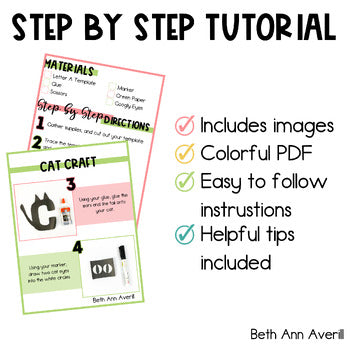 26 Letter of the Week Craft Bundle Alphabet Activities Preschool Uppercase