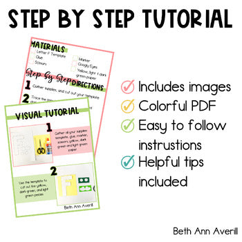 Letter F is for Frog craftivity letter of the week Alphabet Craft Uppercase