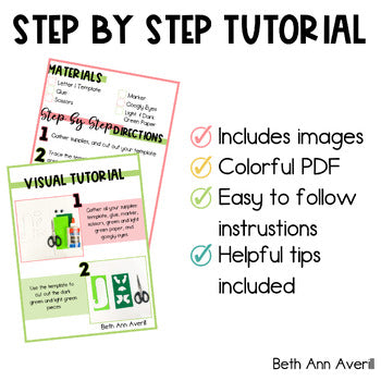 Letter I is for Iguana craftivity letter of the week Alphabet Craft Uppercase