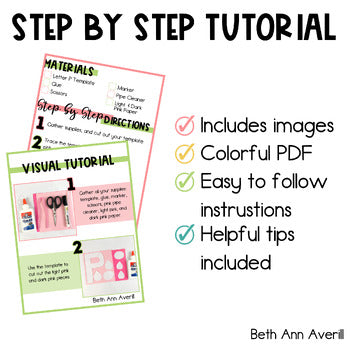 Letter P is for Pig craftivity letter of the week Alphabet Craft Uppercase