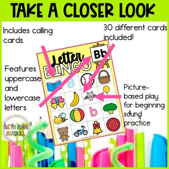 Letter B Activities Bingo Letter Sounds Letter B Beginning Sound Alphabet Games