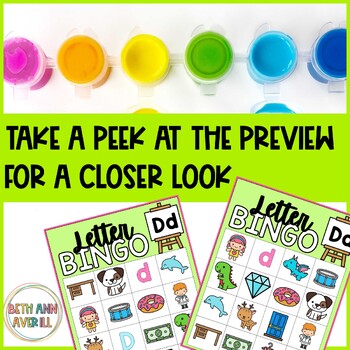 Letter D Activities Bingo Letter Sounds Letter D Beginning Sound Alphabet Games
