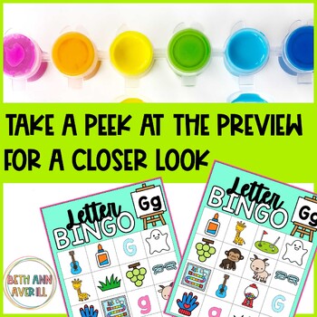 Letter G Activities Bingo Letter Sounds Letter G Beginning Sound Alphabet Games