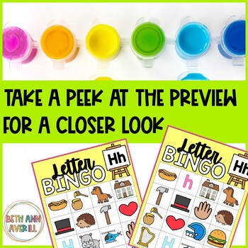 Letter H Activities Bingo Letter Sounds Letter H Beginning Sound Alphabet Games