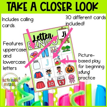 Letter J Activities Bingo Letter Sounds Letter J Beginning Sound Alphabet Games