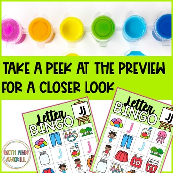 Letter J Activities Bingo Letter Sounds Letter J Beginning Sound Alphabet Games