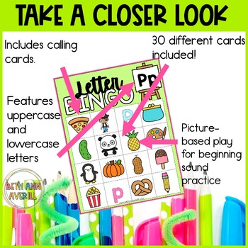 Letter P Activities Bingo Letter Sounds Letter P Beginning Sound Alphabet Games