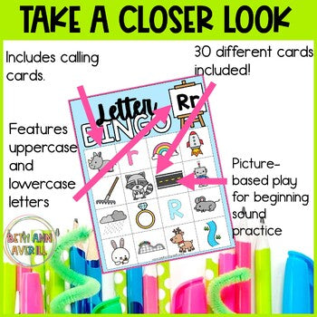 Letter R Activities Bingo Letter Sounds Letter R Beginning Sound Alphabet Games